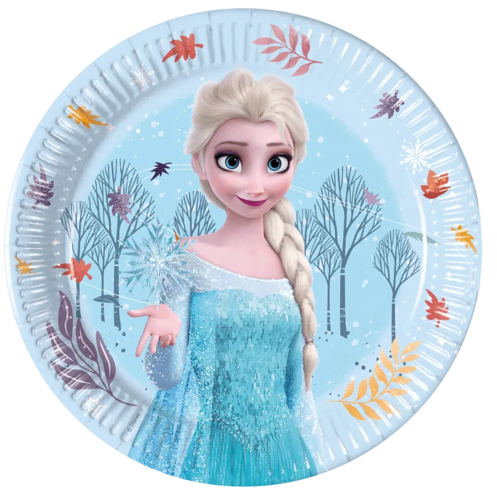 Frozen lautaset Elsa 20cm 8kpl