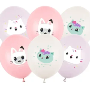Gabbyn nukkekodin ilmapallot värilliset 30cm 6kpl 6kpl