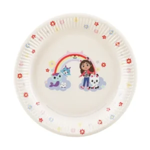 Gabbyn nukkekodin lautaset Rainbow 23cm 6kpl