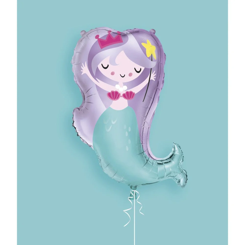 Helium ilmapallo Merenneito 74cm tyhjä