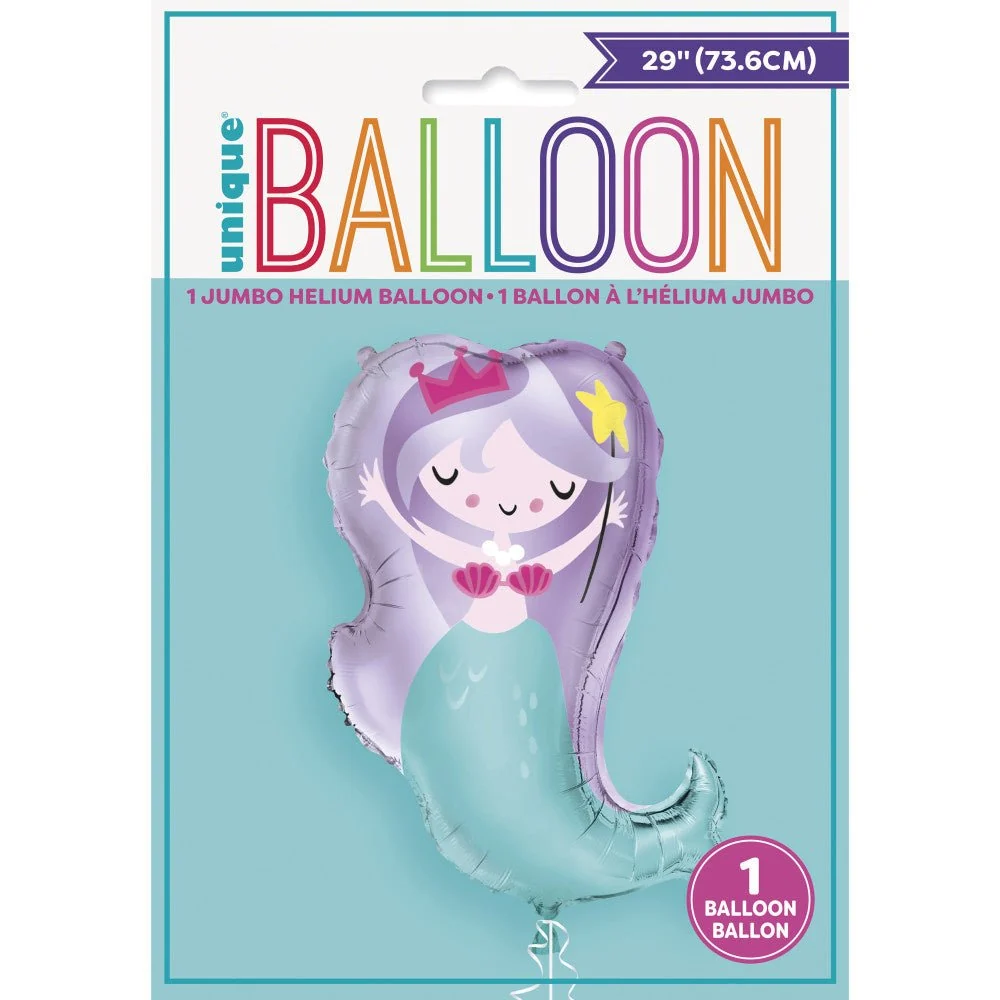 Helium ilmapallo Merenneito 74cm tyhjä