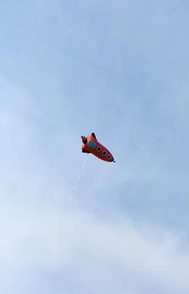 Helium ilmapallo raketti tyhjä 1.15m