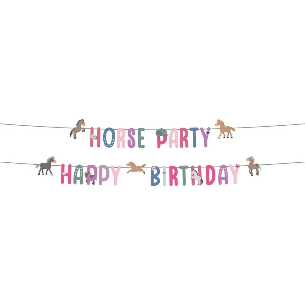 Hyvää syntymäpäivää Letterslinger Happy Horses 1.5m