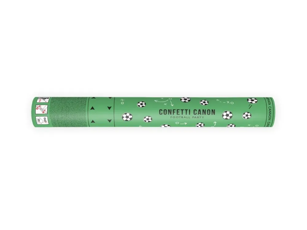 Konfetti tykki jalkapallo 40cm