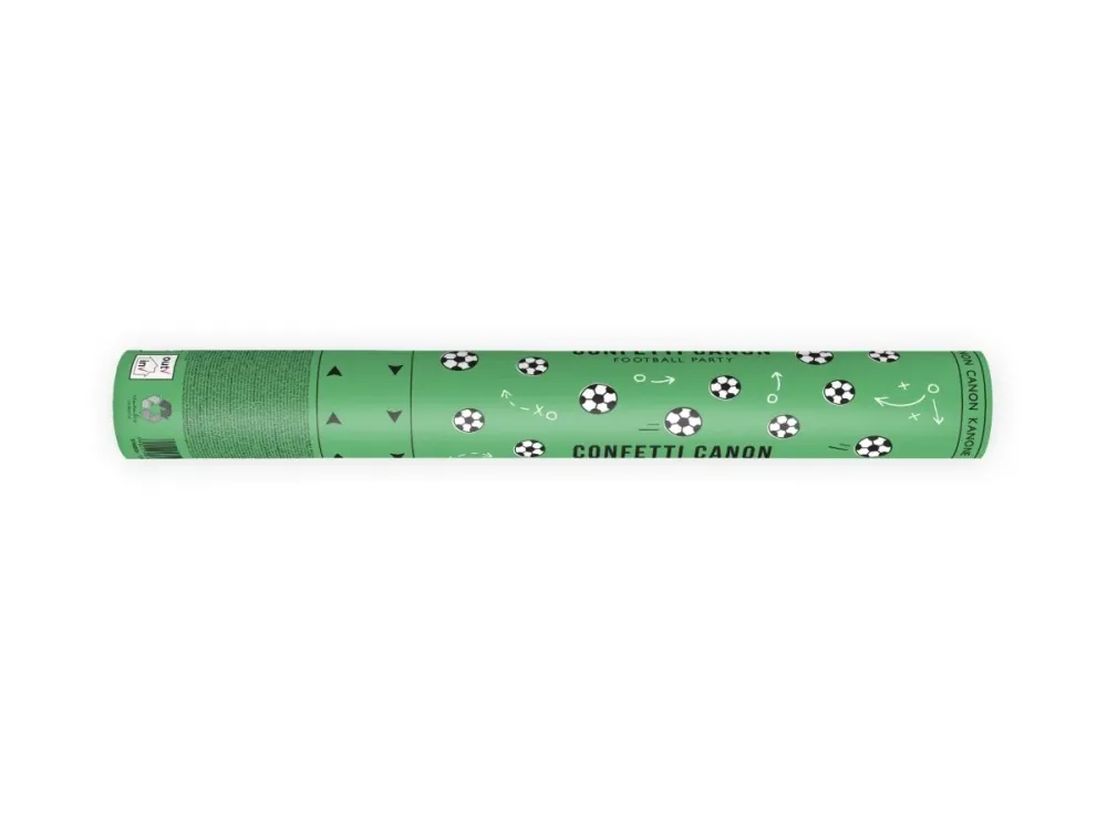 Konfetti tykki jalkapallo 40cm