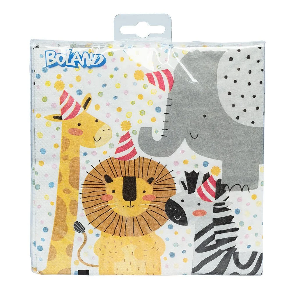 Lautasliinat Safari paperi 33cm