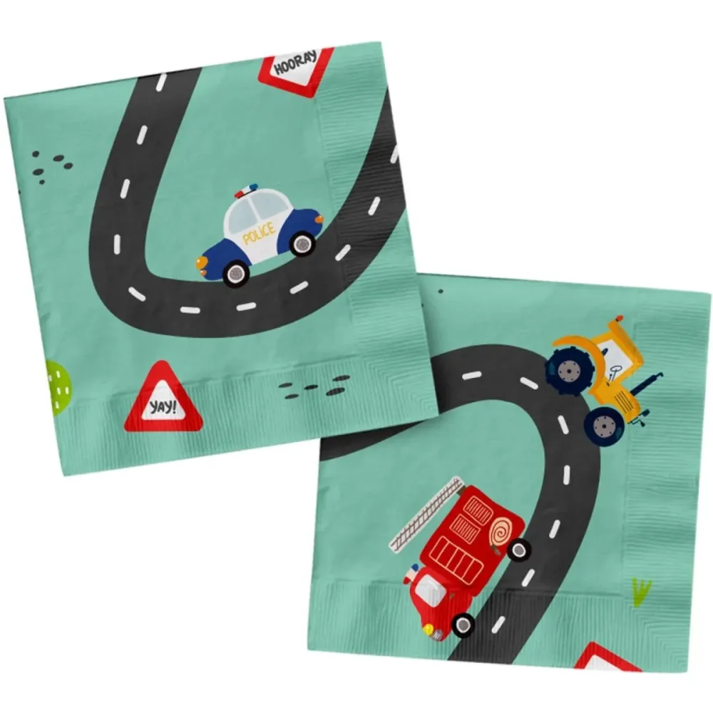 Lautasliinat - Wacky Wheels - 33x33cm - 20 kappaletta