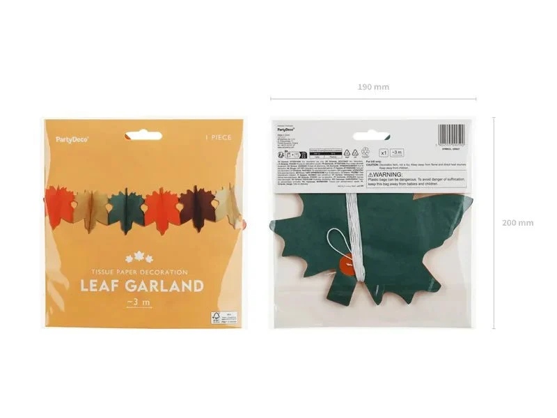Leaf Garland syksy 3m