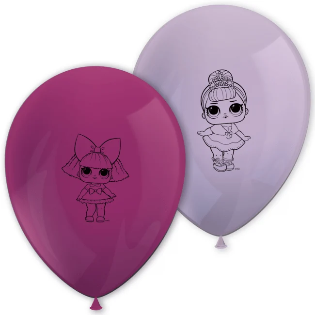 LOL Yllätys ilmapallot 28cm 8kpl