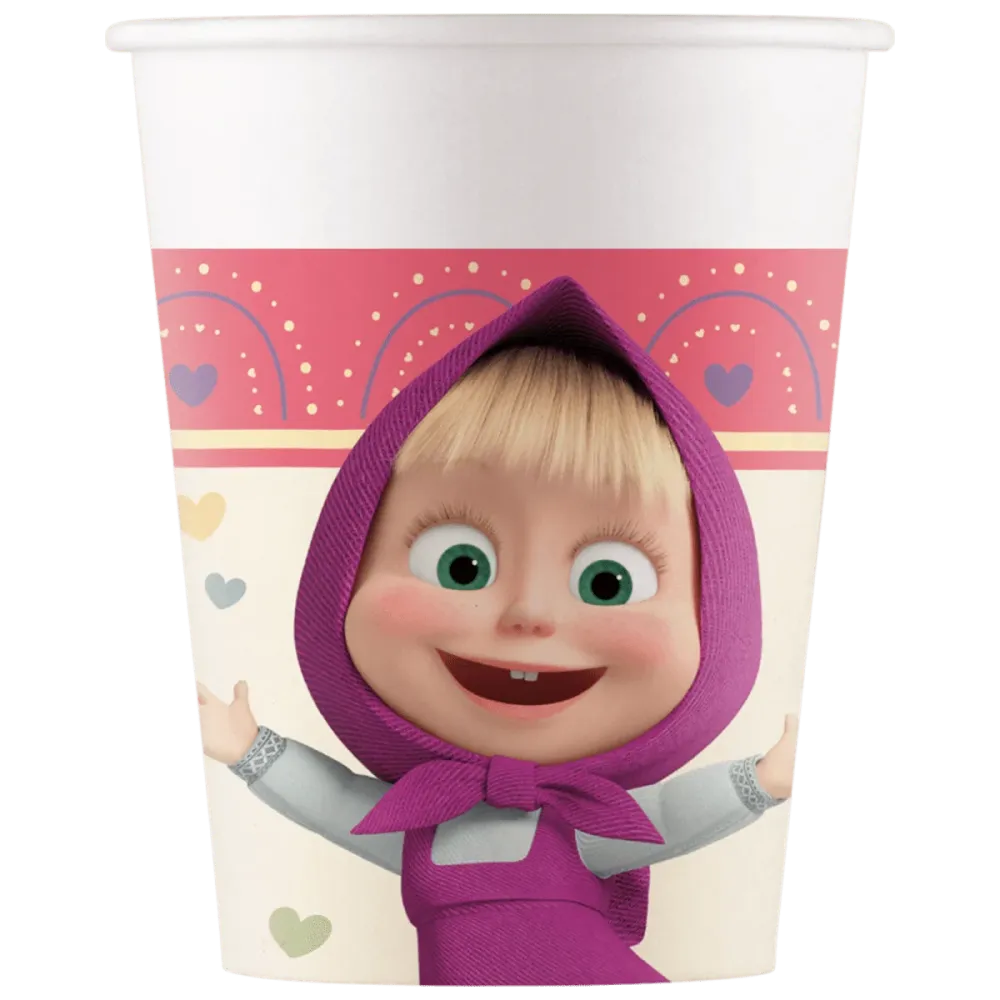 Masha ja karhu kupit 200ml 8kpl