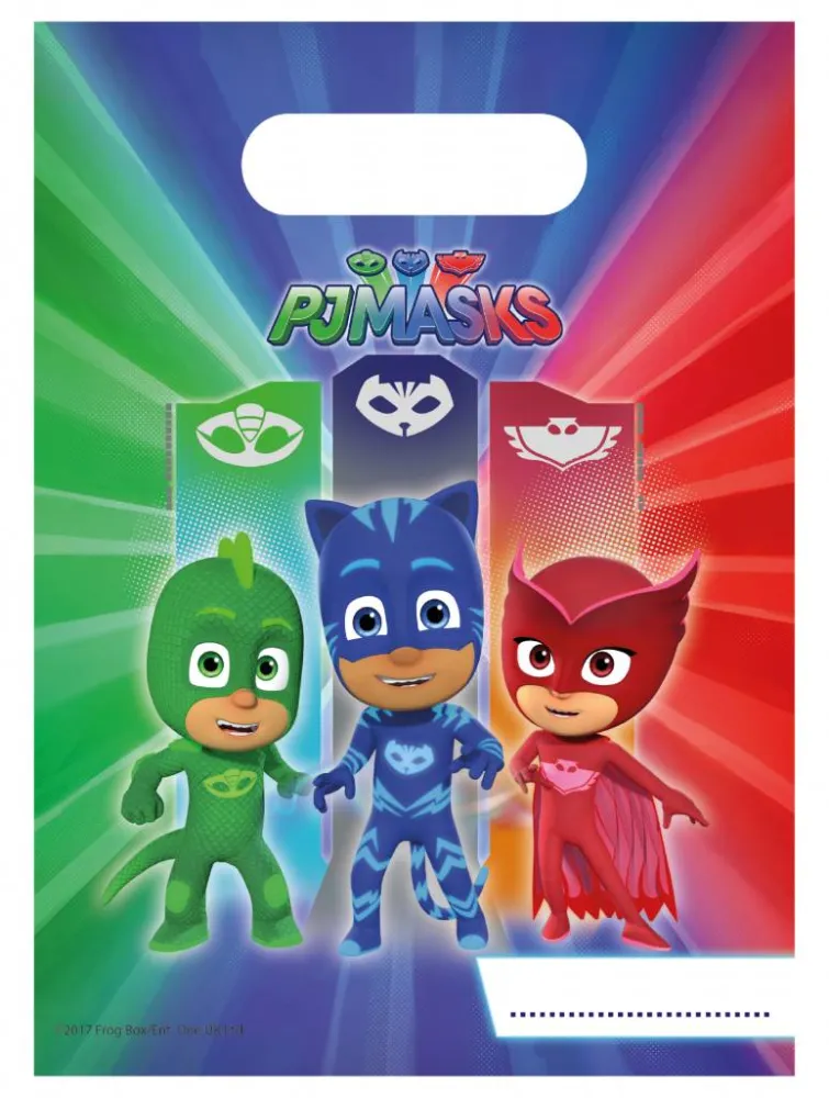 Pj Masks jakopussit 23cm 6kpl 6kpl