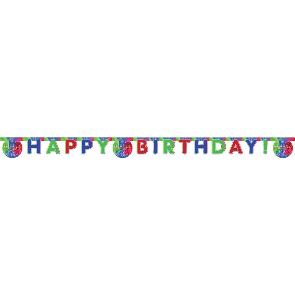 Pj Masks Letter Garland 1.8m