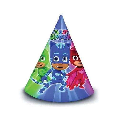 Pj Masks Party Hatut 6kpl