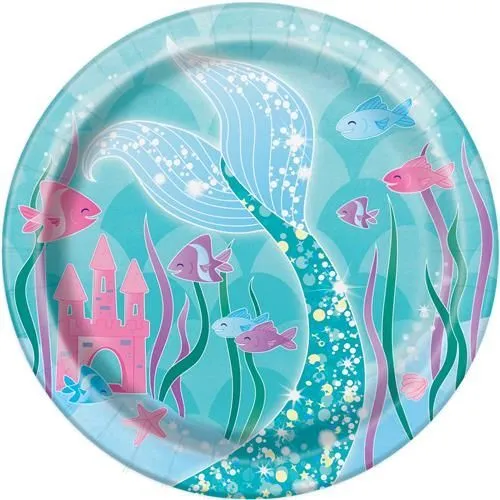 Merenneito lautaset 17cm 8kpl