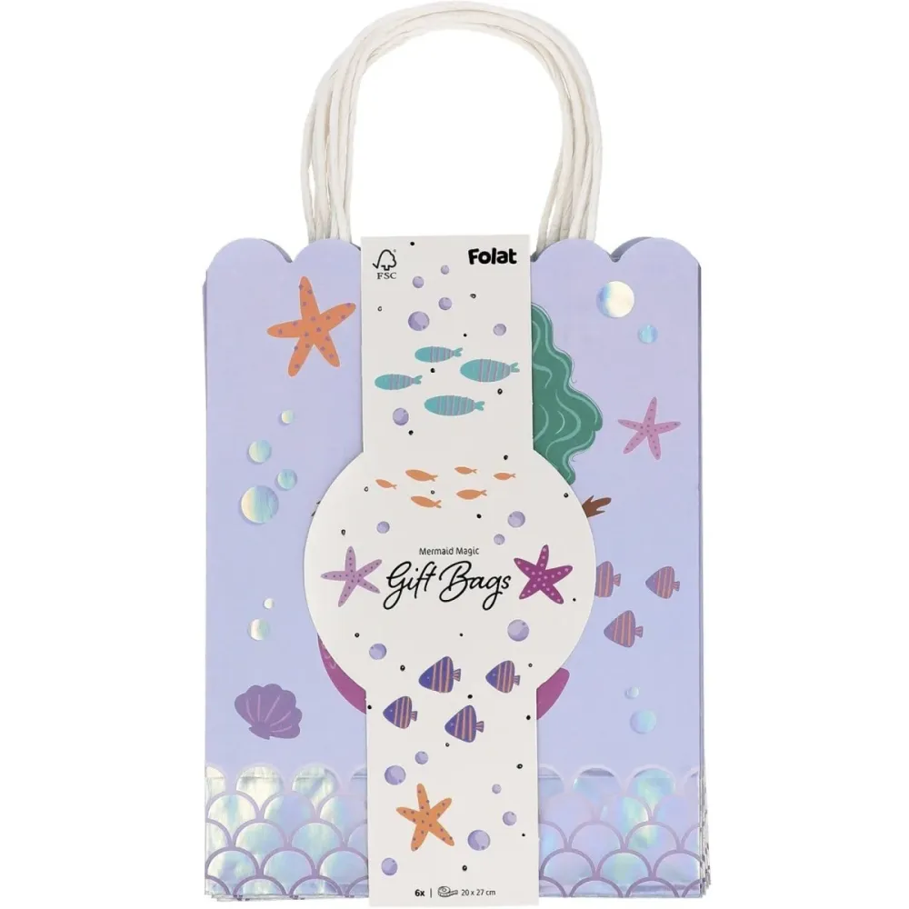 Merenneito Party laukut 27cm 6kpl