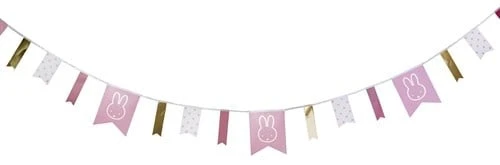Miffy Garland vaaleanpunainen 4m