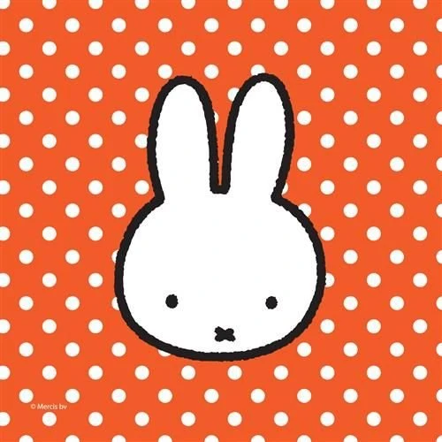 Miffy lautasliinat koristelu 25cm 20kpl
