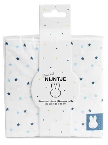 Miffy lautasliinat Sininen 25cm 20kpl