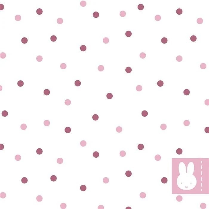 Miffy lautasliinat Vaaleanpunainen 25cm 20kpl