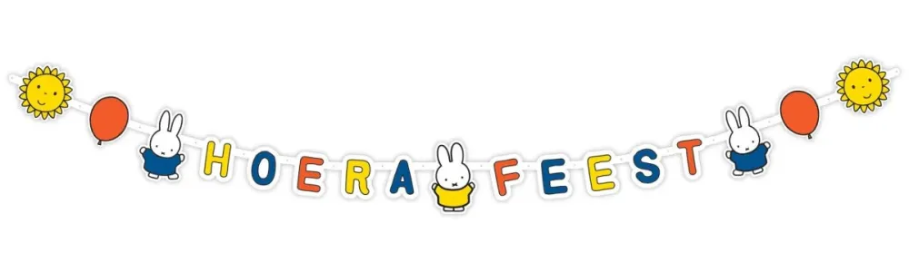 Miffy Letter Garland 2.2m