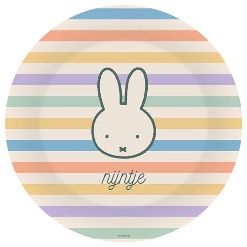 Miffy värilliset lautaset 23cm 8kpl