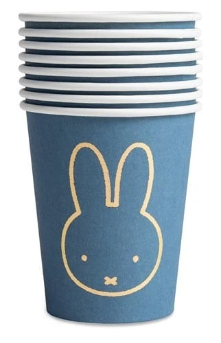 Miffy-kupit sininen 250ml 8kpl