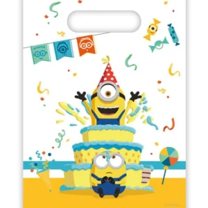 Minions syntymäpäivä jakaminen pussit 6kpl