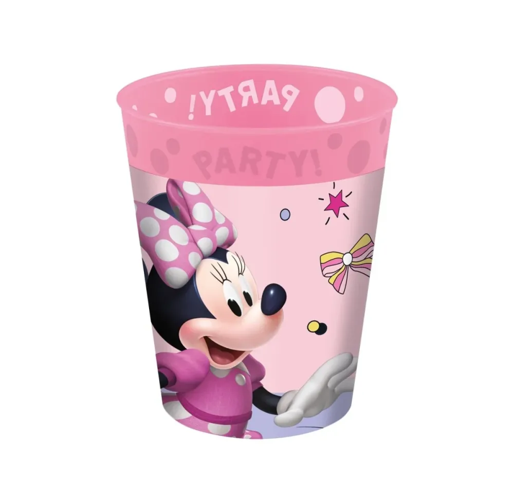 Minni Hiiri kupit vaaleanpunainen 250ml 4kpl