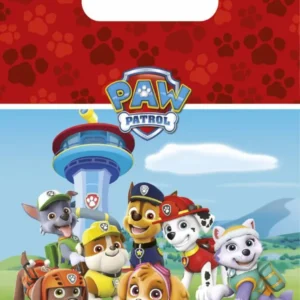 Paw Patrol jakaminen pussit koristelu 23cm 6kpl