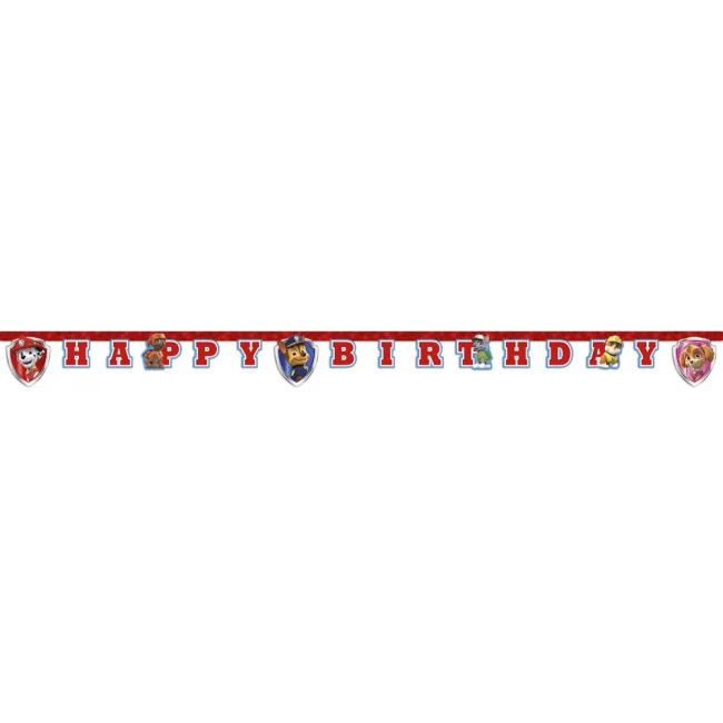 Paw Patrol kirjain Garland koristelu 2m