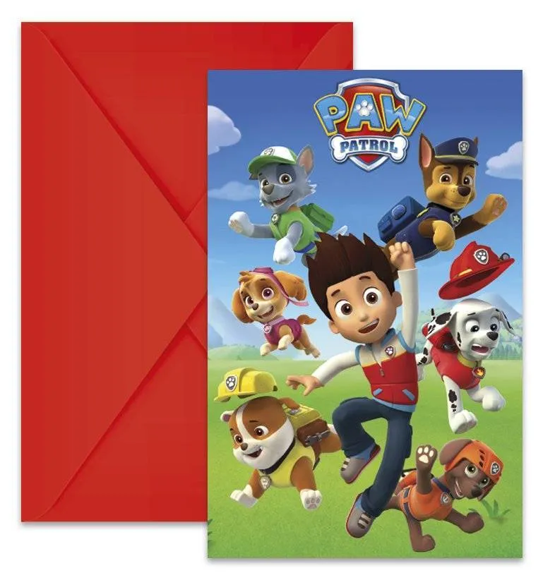 Paw Patrol Kutsut koristelu 6kpl