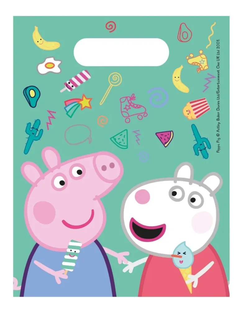 Peppa Pig jakopussit 23cm 6kpl