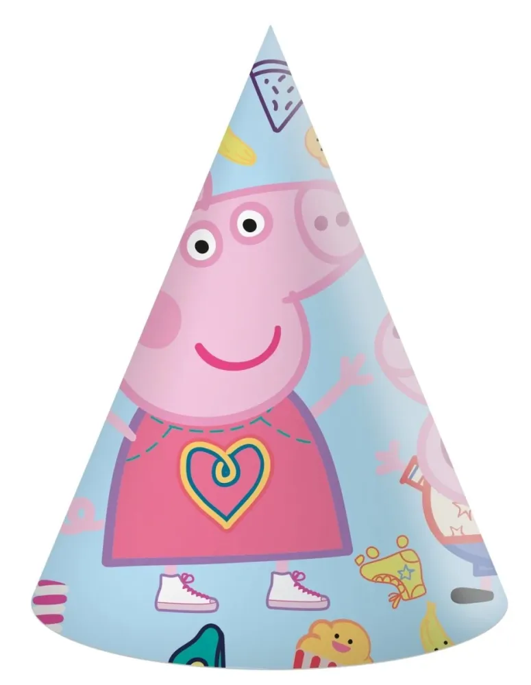 Peppa Pig Party Hatut 6kpl