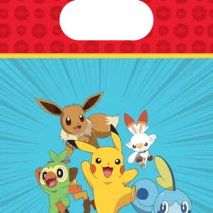 Pokemon jakaminen pussit 22cm 4kpl
