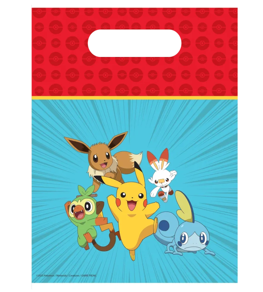 Pokemon jakaminen pussit 6kpl