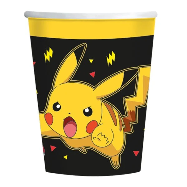 Pokemon kupit musta keltainen 237ml 8kpl