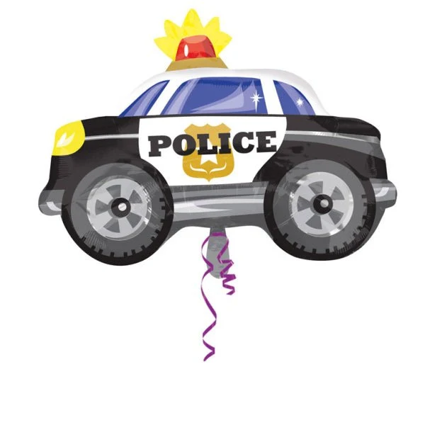 Poliisi helium ilmapallo auto tyhjä 60cm