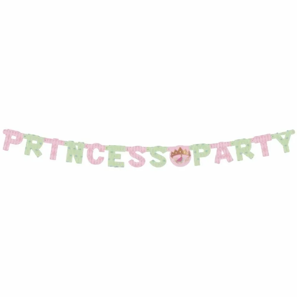 Prinsessat Letter Garland Party 1.8m