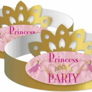 Prinsessojen kruunut Party 6kpl