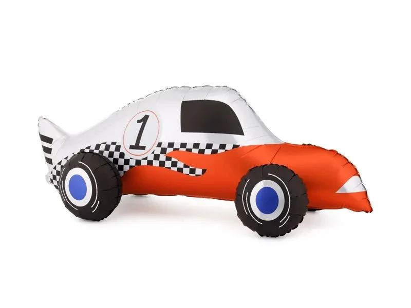 Seisova foliopallo Kilpa-auto, 90x34 cm, mix