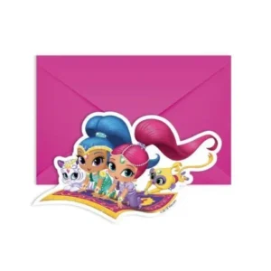 Shimmer And Shine Kutsut 6kpl