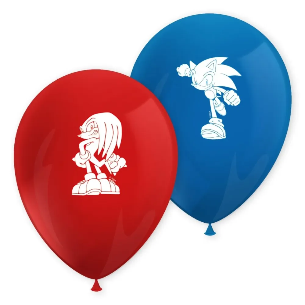 Sonic ilmapallot 28cm 8kpl