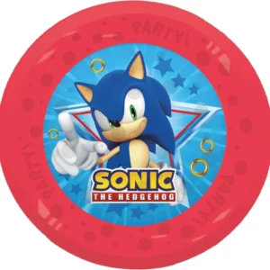 Sonic-lautaset uudelleenkäytettävät 21cm 4kpl