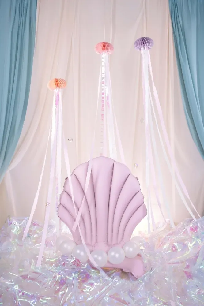 Violetti ilmapallo Shell tyhjä 96cm