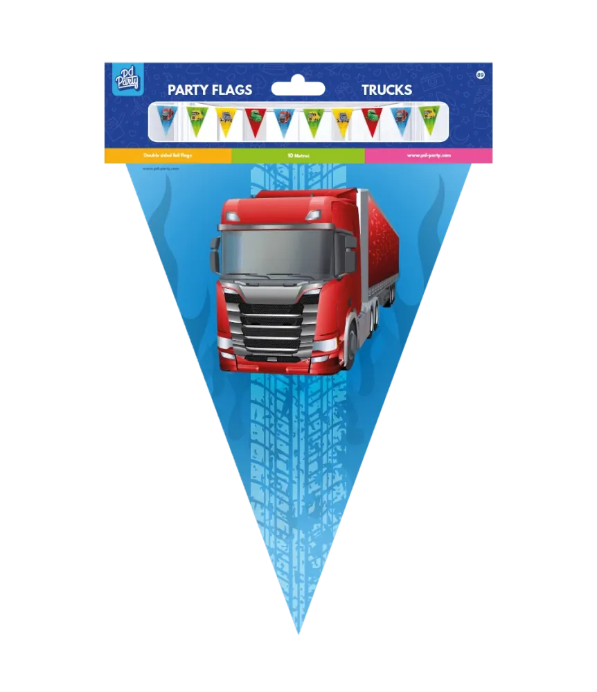 Värillinen Garland Truks