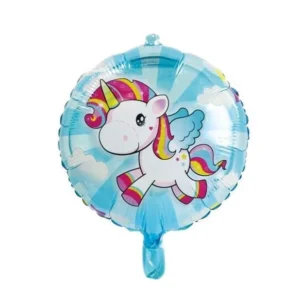 Yksisarvinen helium ilmapallo 45cm tyhjä