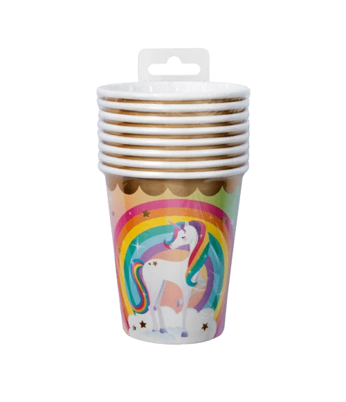 Yksisarvinen kupit 9cm 8kpl