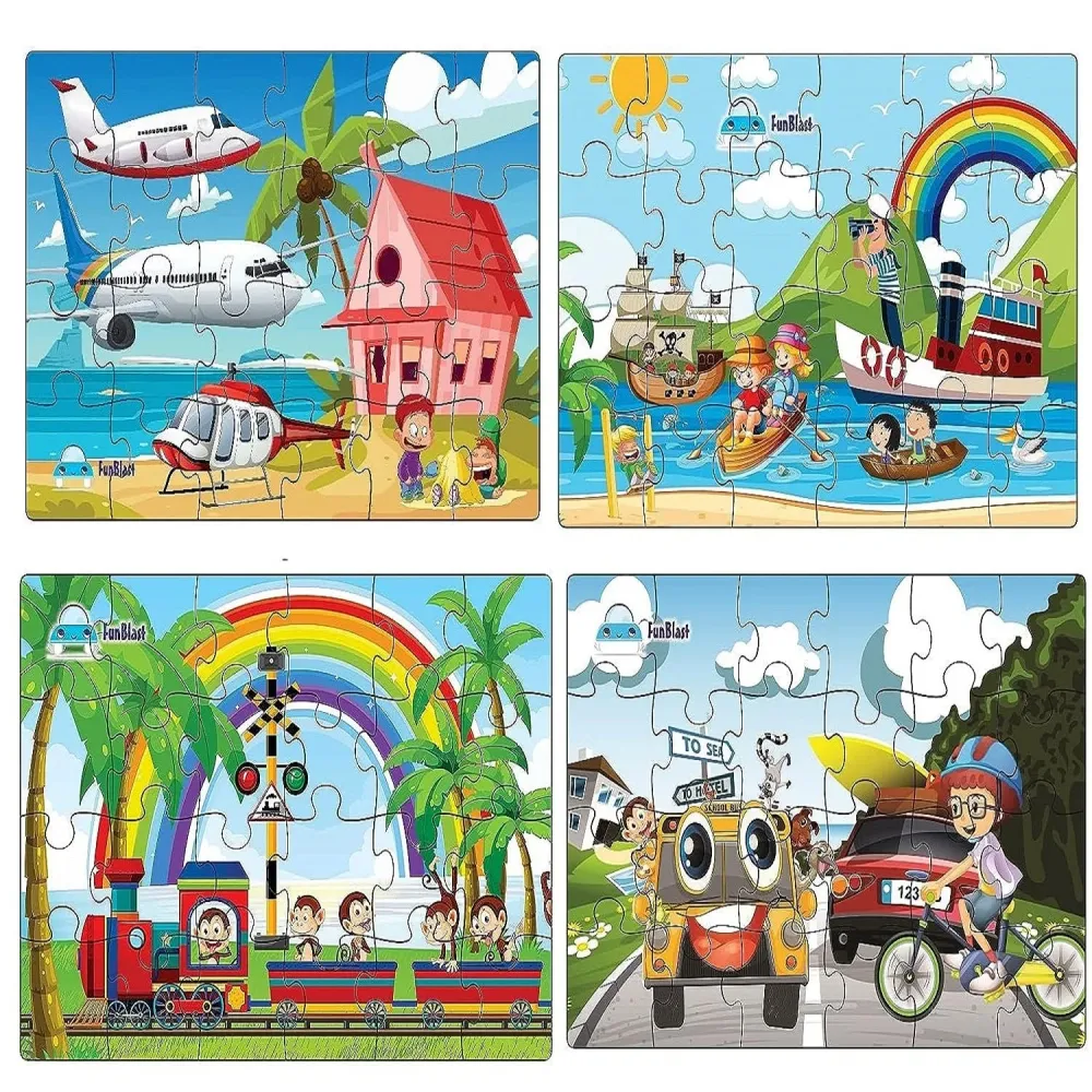 EduPuzzle | Leikkien oppiminen - Puiset 3D eläinpalapelit lapsille