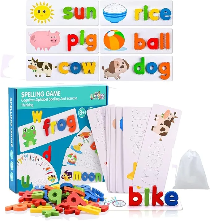 SpellFun | Leikkisästi oppiminen lukemaan – Montessori-äännepeli palapeli
