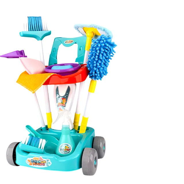 CleanTeam | Puhdista leikin varjolla - Hauska siivousleikkisetti pienille apureille